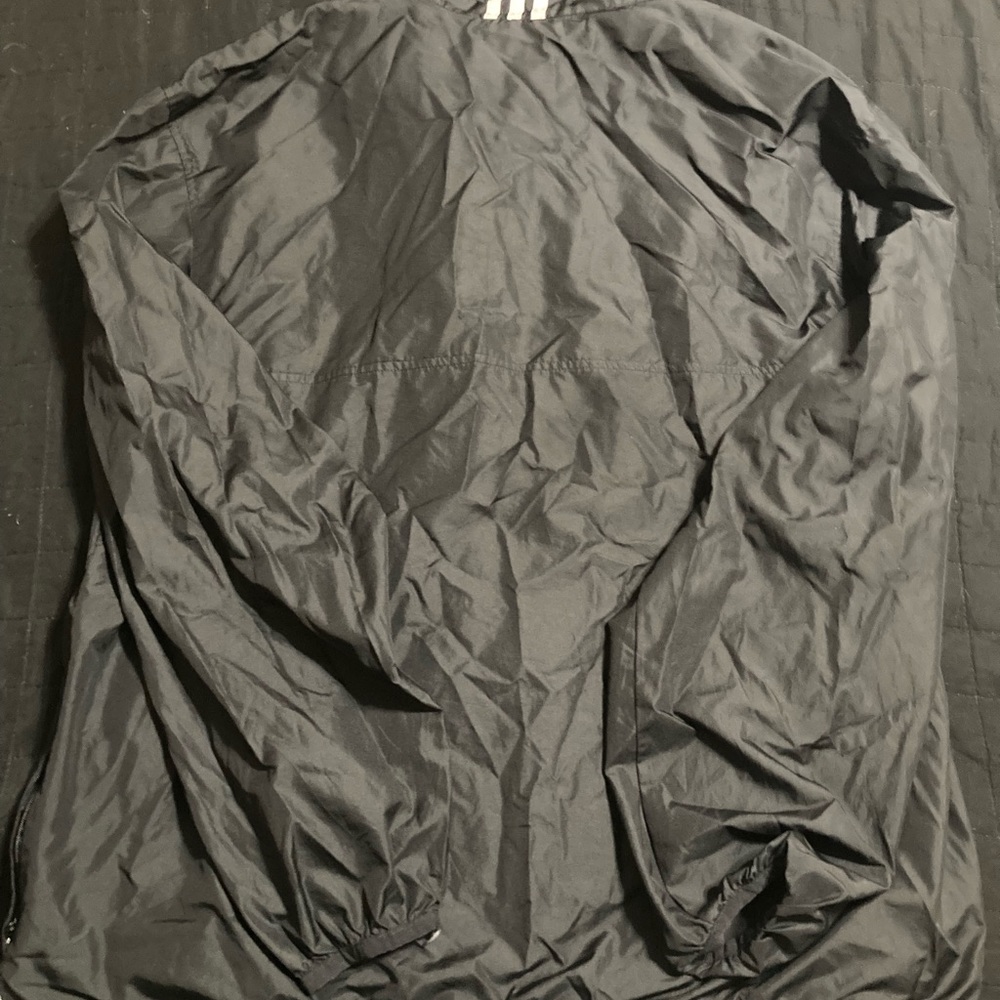 ❤️Adidas❤️ 2XL black zip up windbreaker - Picture 3 of 5